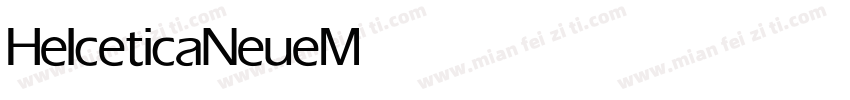 HelceticaNeue Medium字体转换